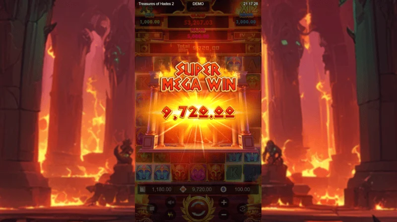 Treasures of Hades 2 - ushindi mkubwa wa super katika raundi ya Free Spins na kizidishi kinachoongezeka